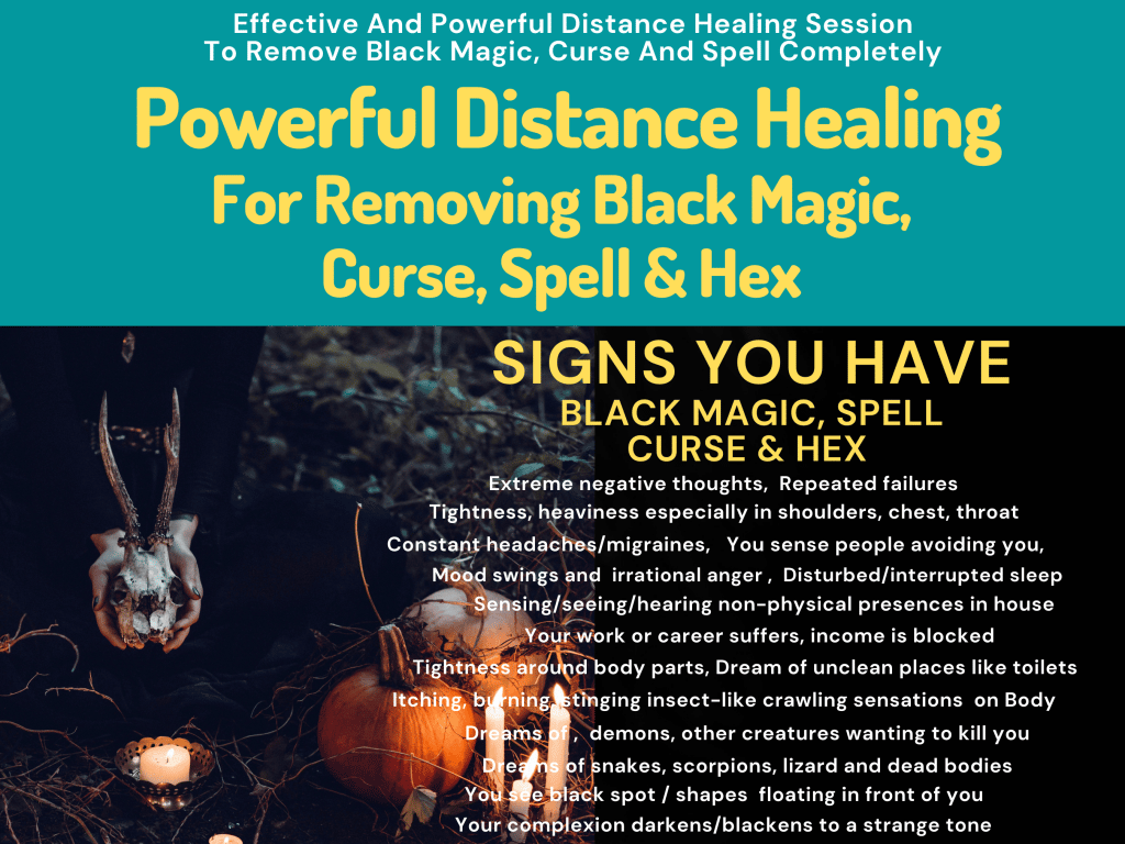 Black Magic Cleanse | Curse, Hex, Black Magic and Spell Removal Services